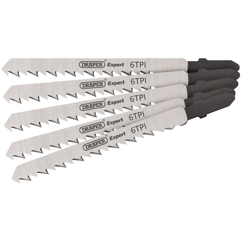 Draper DT101D Jigsaw Blade Set, 100mm (5 Piece) DRA-81719