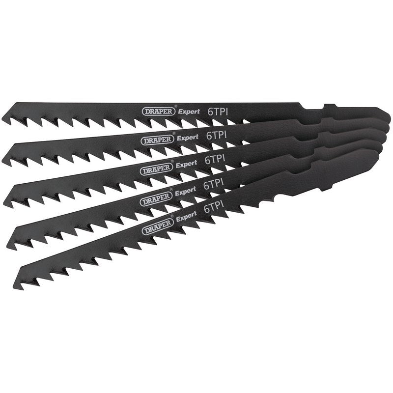 Draper DT244D Jigsaw Blade Set, 100mm (5 Piece) DRA-81727