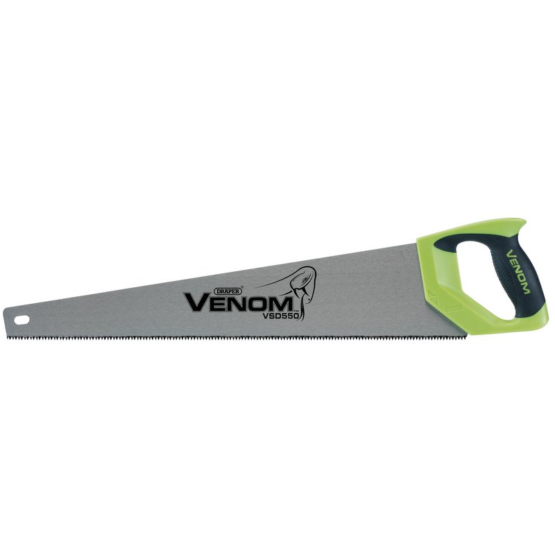 Draper Venom® ; First Fix Double Ground Handsaw, 550mm, 7tpi/8ppi DRA-82196