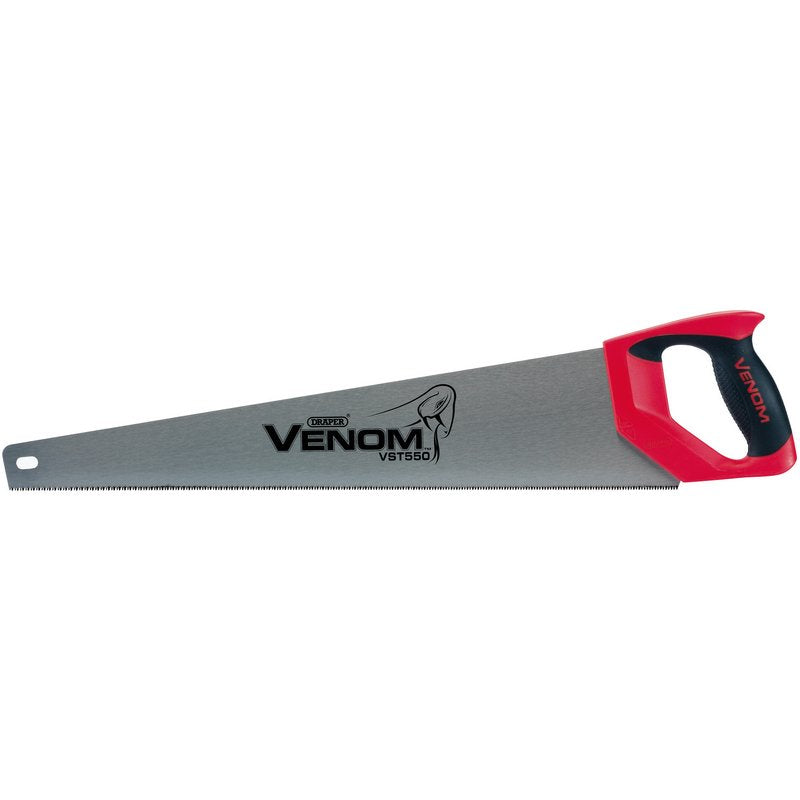 Draper Venom® ; Second Fix Triple Ground Handsaw, 550mm, 11tpi/12ppi DRA-82204