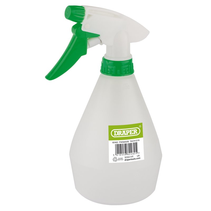 Draper Plastic Spray Bottle, 500ml DRA-82462