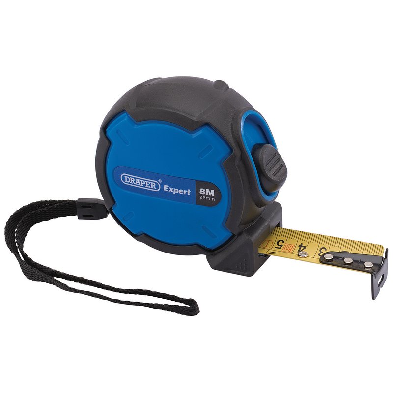 Draper Expert Soft Grip Measuring Tape, 8m/26ft x 25mm DRA-82465