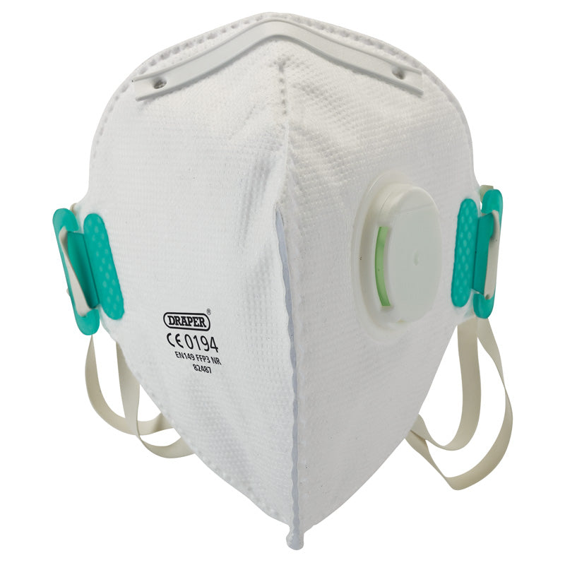 Draper FFP3 NR Vertical Fold Flat Mask (Pack of 2) DRA-82487