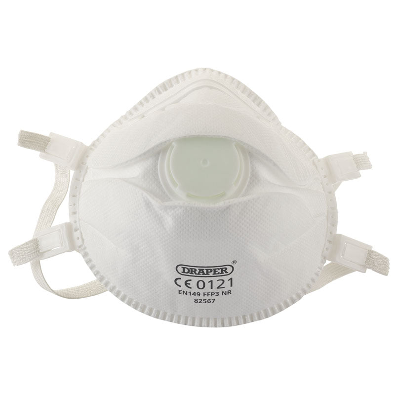 Draper FFP3 NR Moulded Dust Mask (Pack of 3) DRA-82567