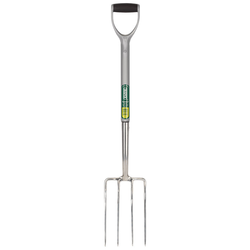 Draper Stainless Steel Garden Fork with Soft Grip Handle DRA-83755