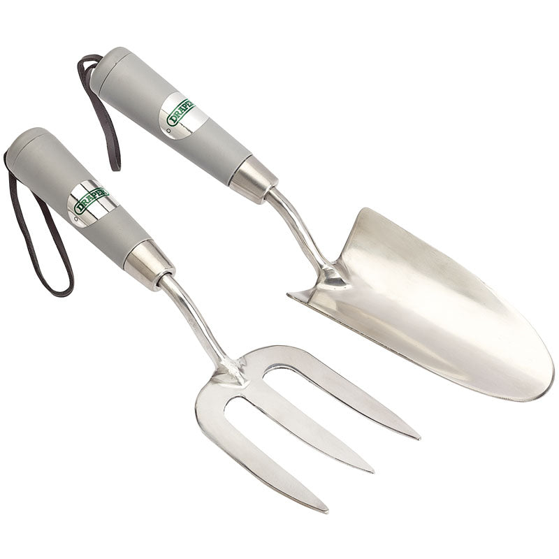 Draper Stainless Steel Hand Fork and Trowel Set (2 Piece) DRA-83773