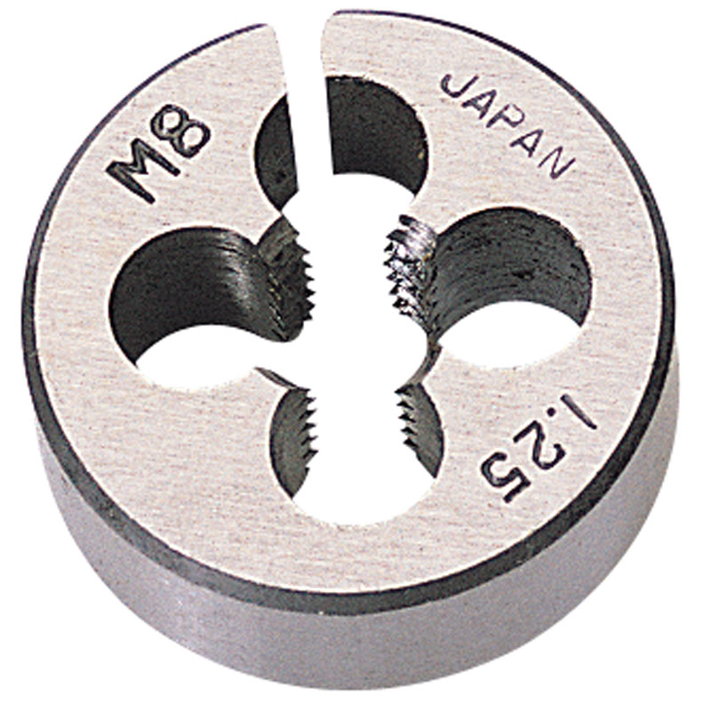 Draper Coarse Circular Die, 1" Outside Diameter, 8mm DRA-83810