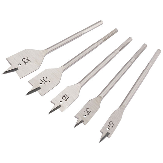 Draper Flat Wood Bit Set, 13 - 32mm (5 Piece) DRA-84451