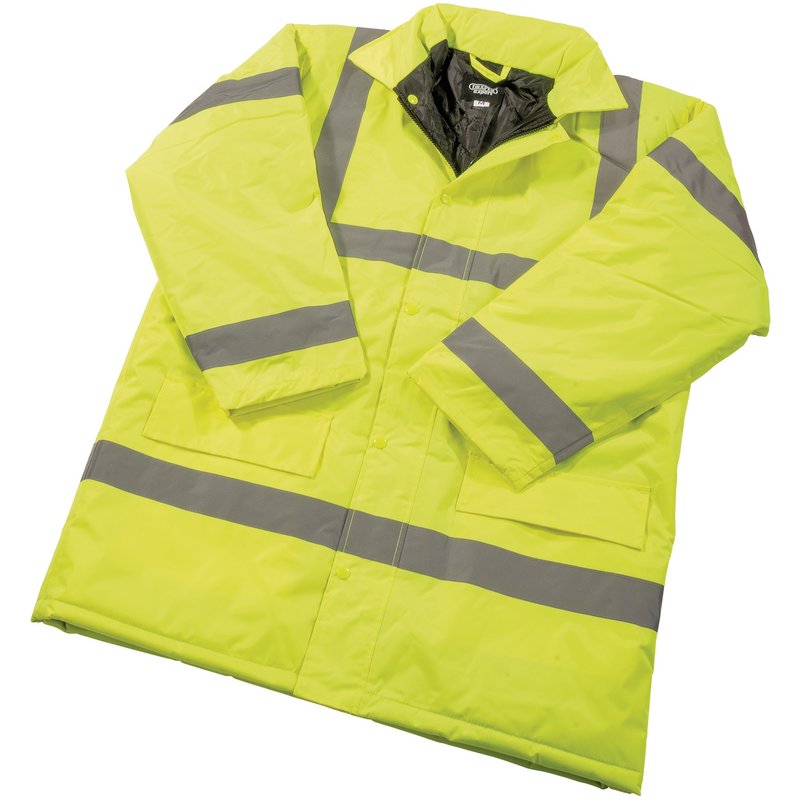 Draper High Visibility Traffic Jacket, Size L DRA-84721