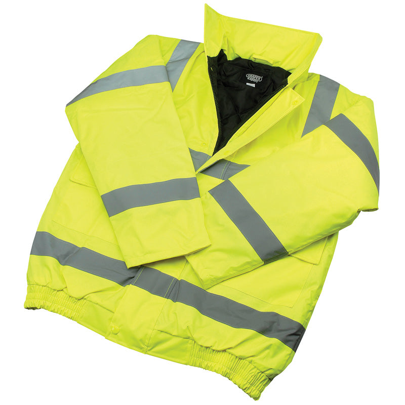 Draper High Visibility Bomber Jacket, Size M DRA-84724