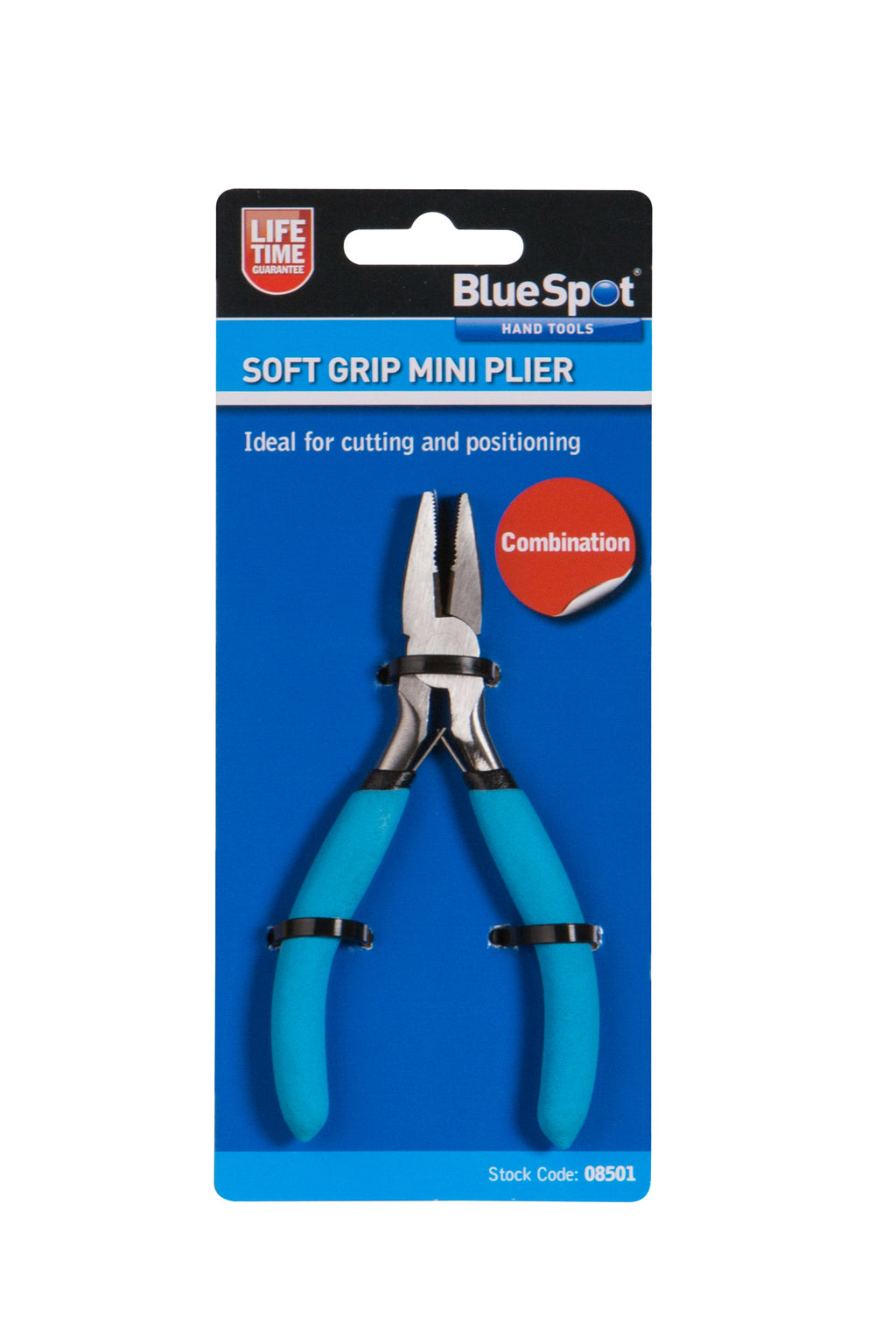 BlueSpot Soft Grip Mini Combination Plier 08501