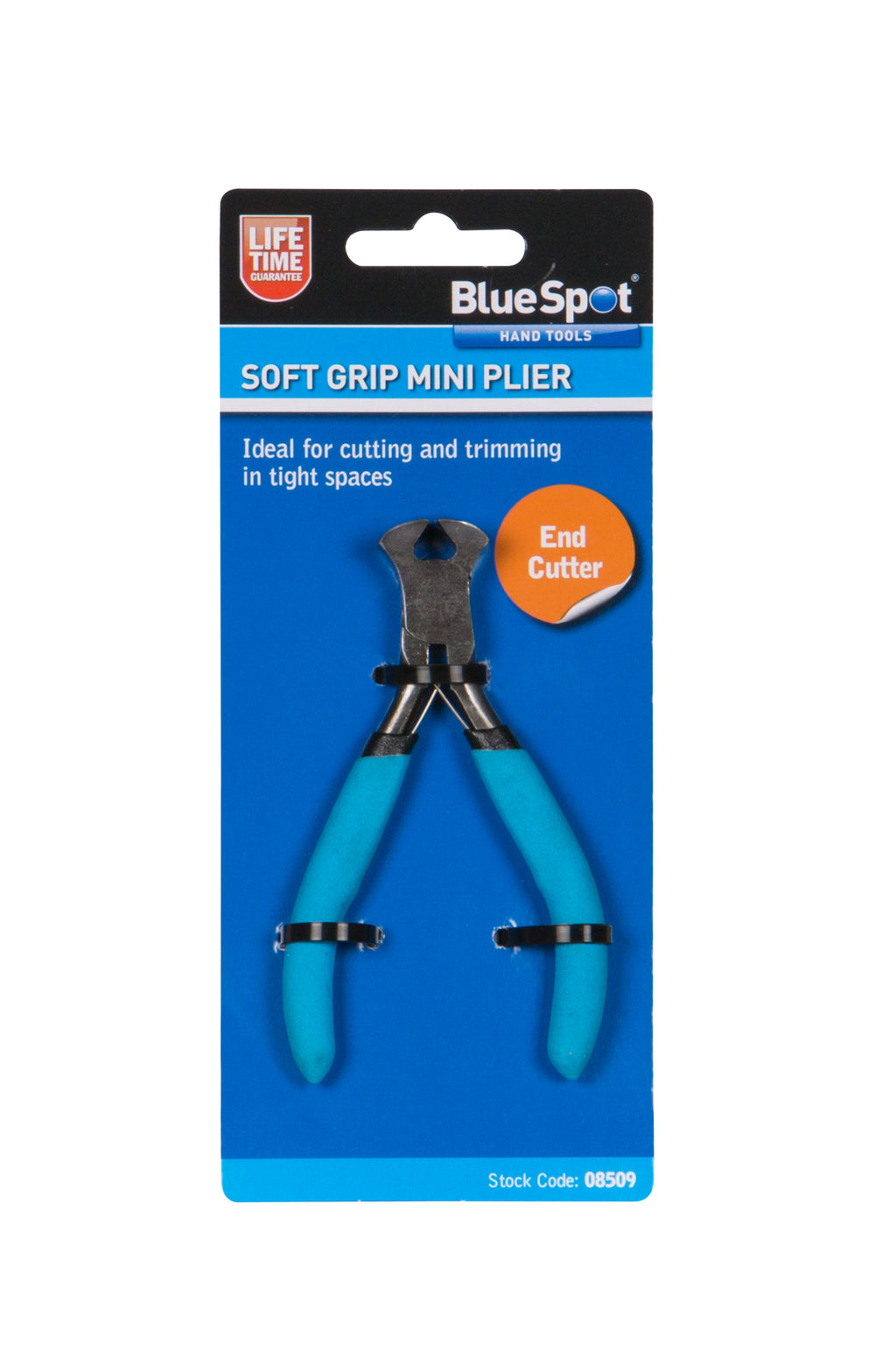 BlueSpot Soft Grip Mini End Cutter Plier 08509