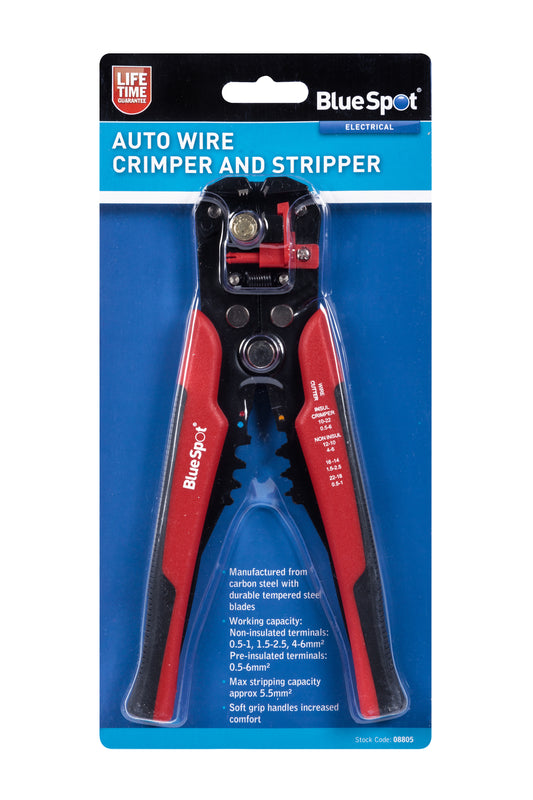 BlueSpot Auto Wire Crimper and Stripper  08805
