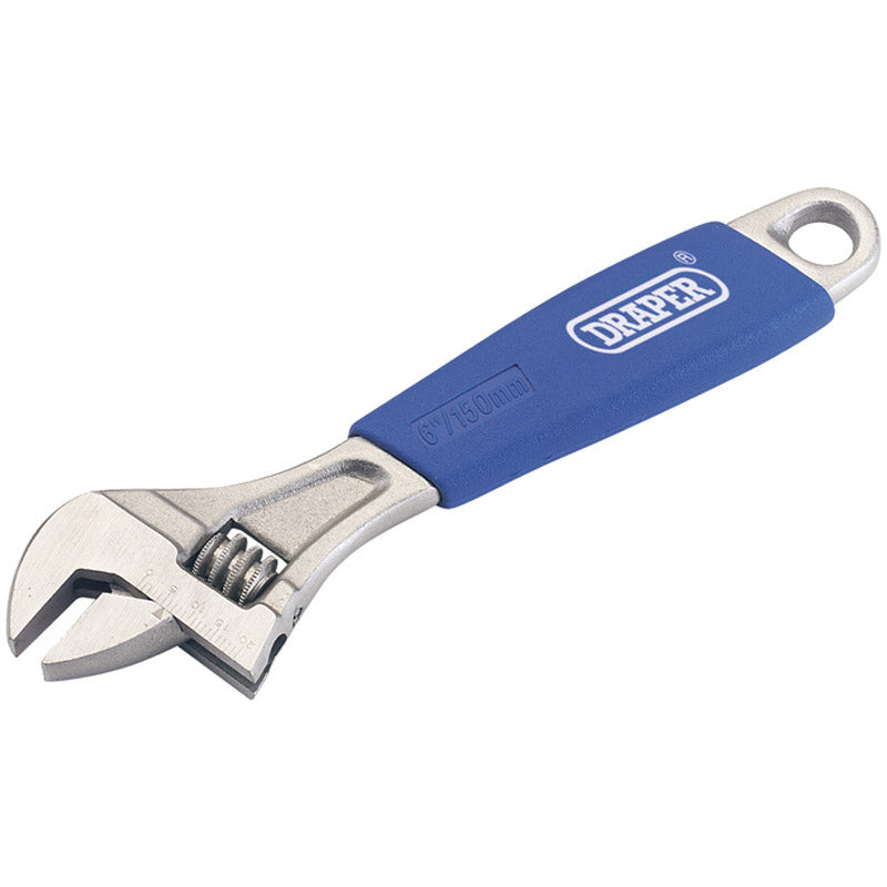 Draper Soft Grip Adjustable Wrench, 150mm DRA-88601