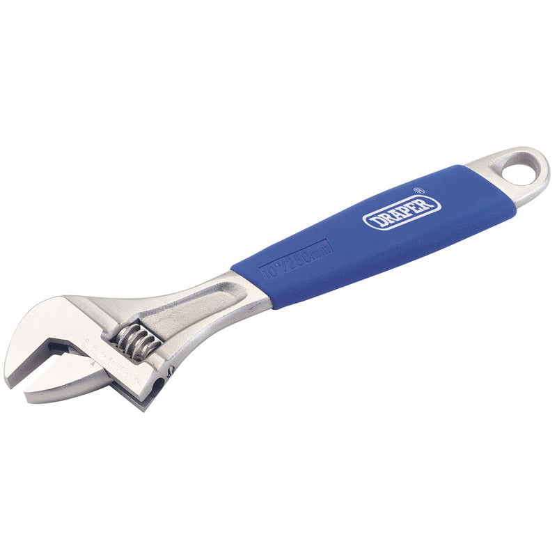 Draper Soft Grip Adjustable Wrench, 250mm DRA-88603