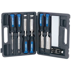 Draper Soft Grip Wood Chisel Kit, 140mm (8 Piece) DRA-88605