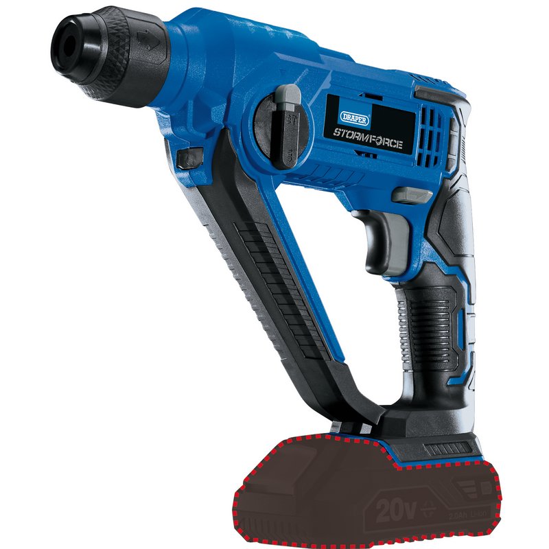 Draper Storm Force® ; 20V SDS+ Rotary Hammer Drill (Sold Bare) DRA-89512