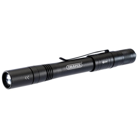Draper LED Rechargeable Aluminium Penlight, 1W DRA-90099