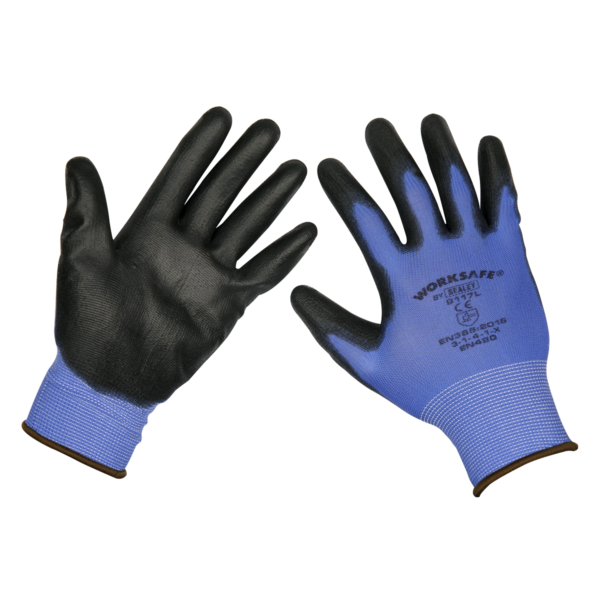 Sealey Lightweight Precision Grip Gloves (Large) - Pack of 120 Pairs 9117L/B120