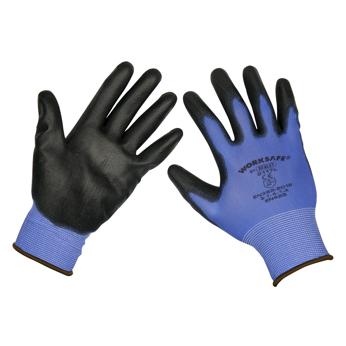 Sealey Lightweight Precision Grip Gloves (Large) - Pair 9117L