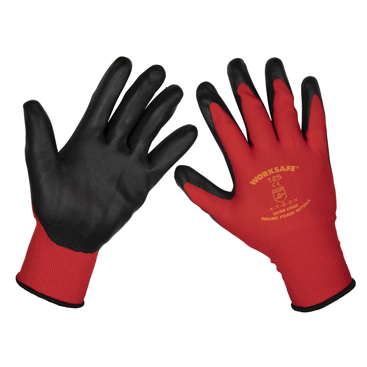 Sealey Nitrile Foam Gloves (X-Large) - Pack of 120 Pairs 9125XL/B120