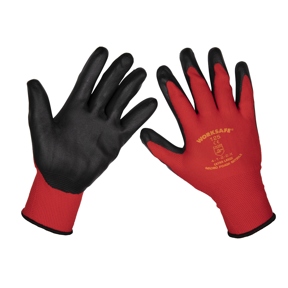 Sealey Nitrile Foam Gloves (X-Large) - Pair 9125XL
