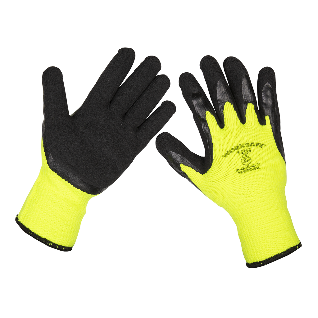 Sealey Thermal Super Grip Gloves (Large) - Pair 9126