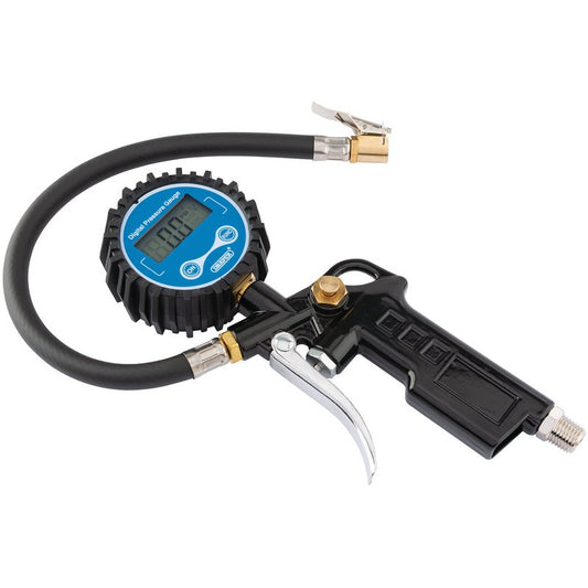 Draper Pistol-Grip Digital Tyre Inflator DRA-91313