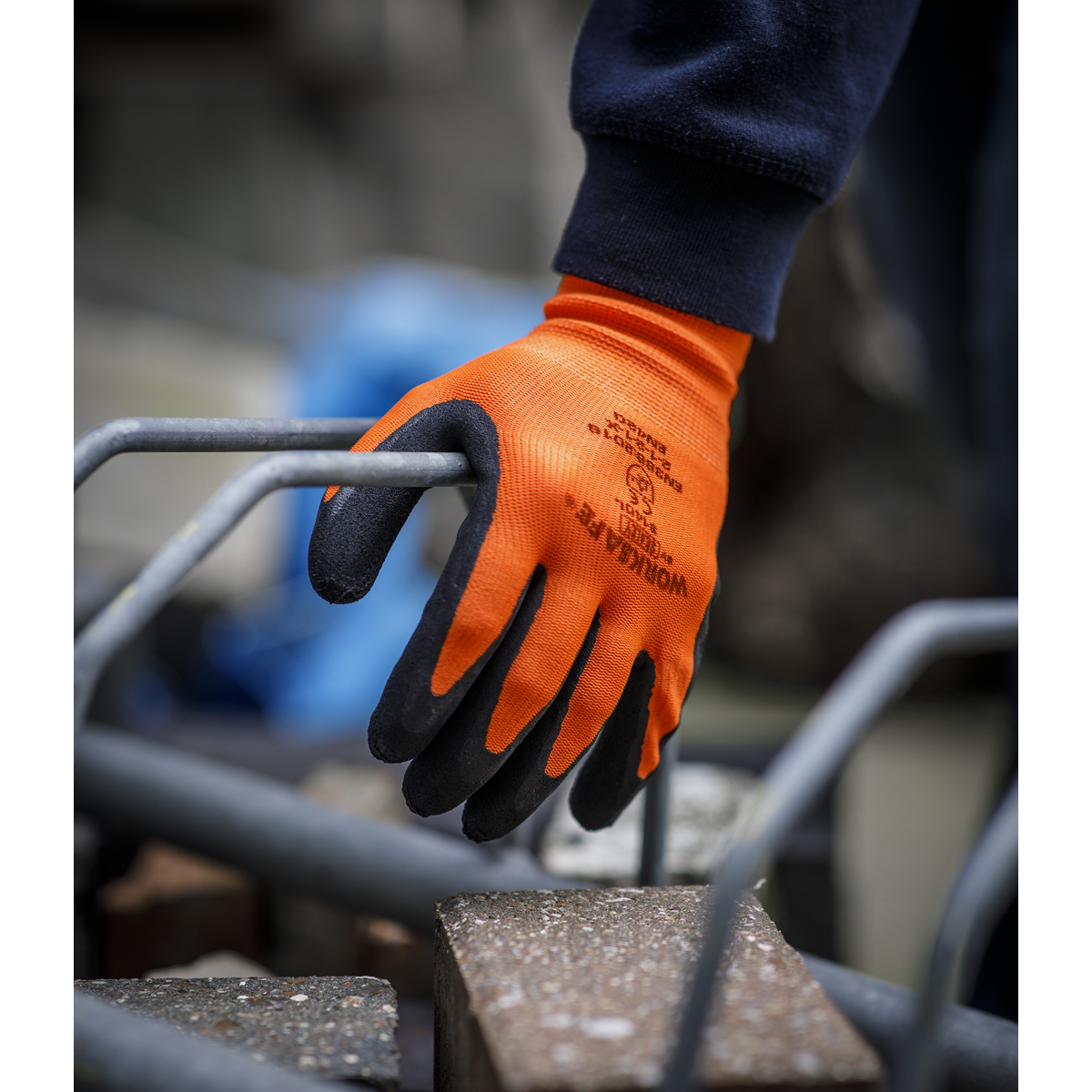 Sealey Foam Latex Grippa Gloves (Large) - Pair 9140L