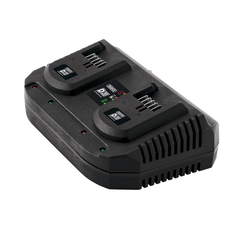 Draper D20 20V Fast Twin Battery Charger DRA-92239