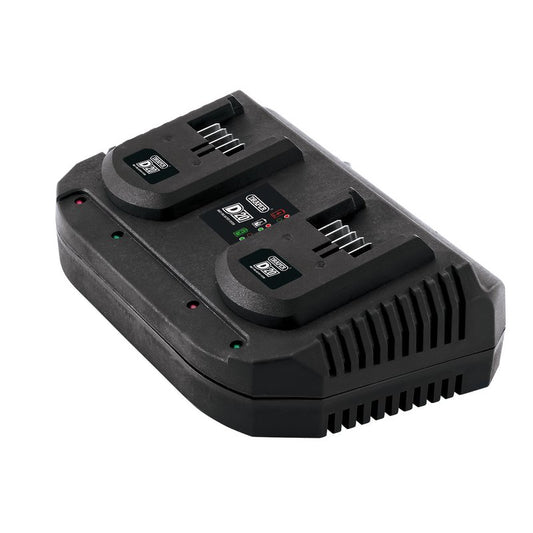 Draper D20 20V Fast Twin Battery Charger DRA-92239