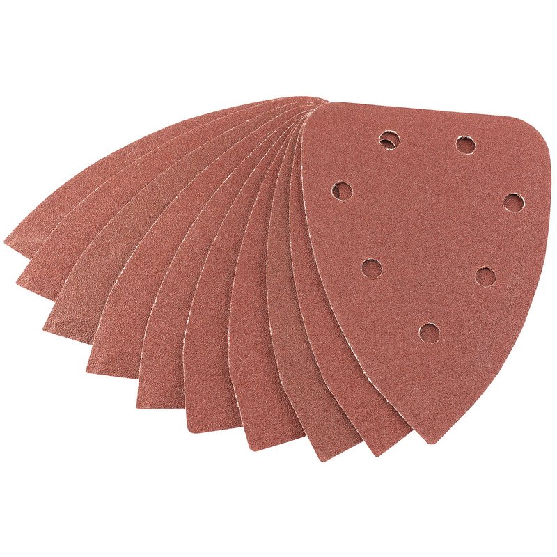 Draper Aluminium Oxide Sanding Sheets, 141 x 141 x 98mm, 120 Grit DRA-92331