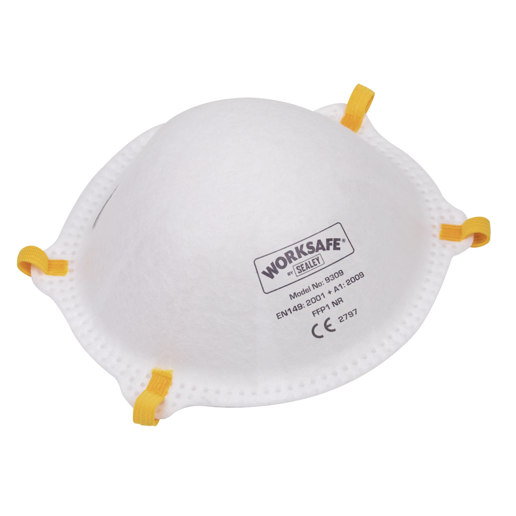 Sealey FFP1 Cup Mask - Pack of 10 9309/10