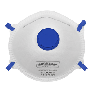 Sealey FFP2 Valved Cup Mask - Pack of 10 9332/10