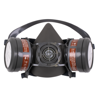 Sealey Half Mask with A1P2R Filter Cartridges 9360/61