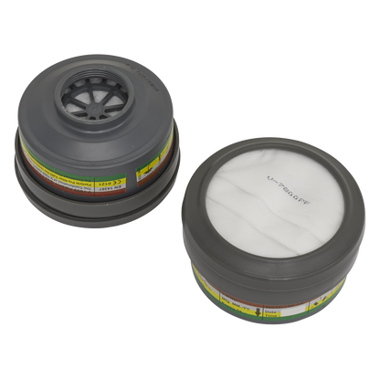 Sealey ABEK1 P2R Cartridge - Pack of 2 9363