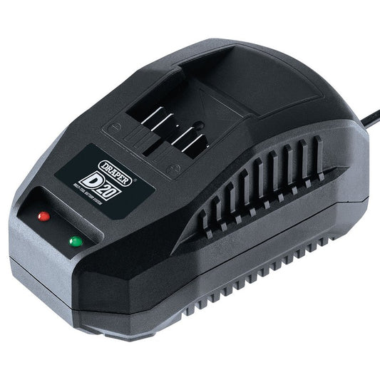 Draper D20 20V Li-ion Battery Charger, 2.4A DRA-97914