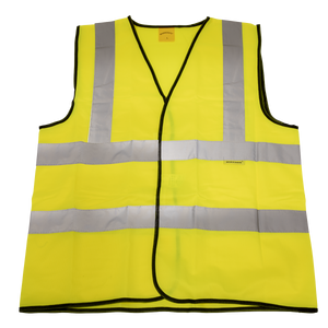 Sealey Hi-Vis Waistcoat (Site and Road Use) Yellow - Medium 9804M