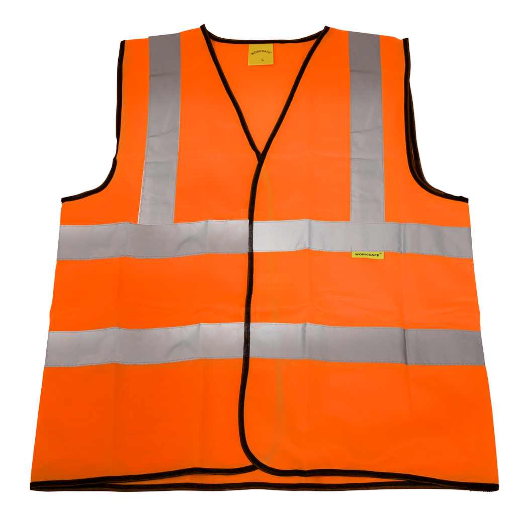 Sealey Hi-Vis Orange Waistcoat (Site and Road Use) - Large 9812l