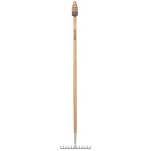 Draper Heritage Stainless Steel Garden Rake with Ash Handle DRA-99015