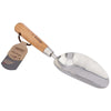 Draper Heritage Stainless Steel Hand Potting Scoop with Ash Handle DRA-99024