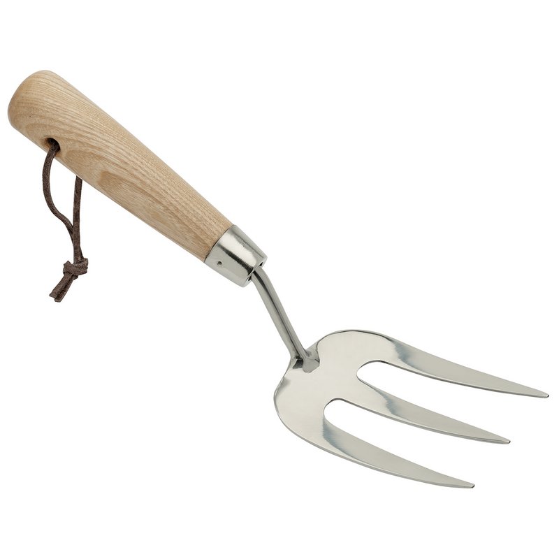 Draper Heritage Stainless Steel Hand Weeding Fork with Ash Handle DRA-99025