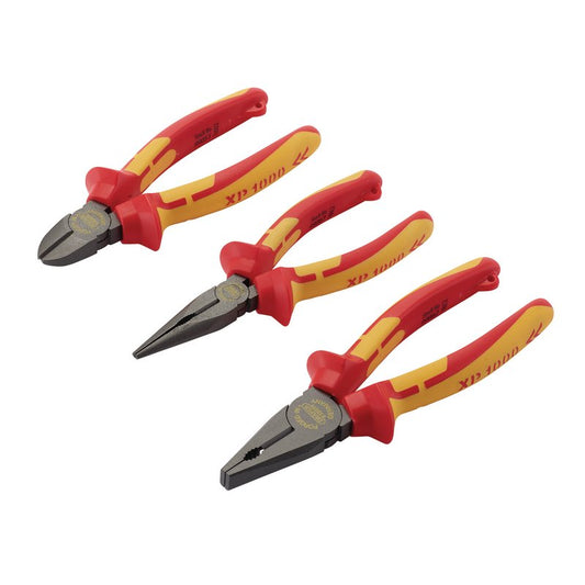 Draper XP1000 VDE Pliers Set, Tethered (3 Piece) DRA-99070