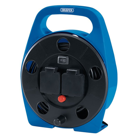 Draper 2 Way Cable Reel with LED Worklight, 10m DRA-99294