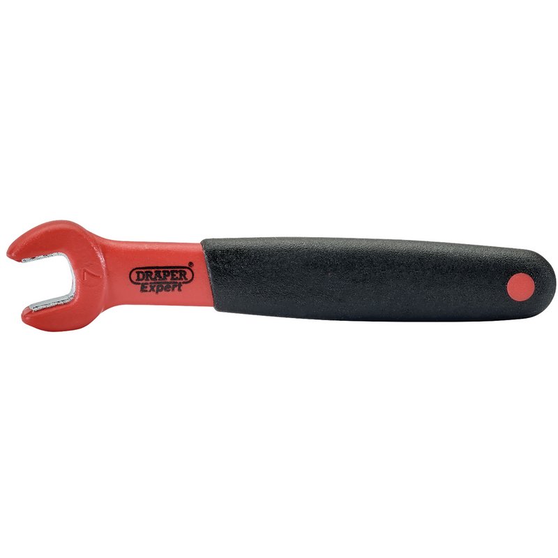 Draper VDE Approved Fully Insulated Open End Spanner, 7mm DRA-99465