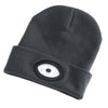 Draper Beanie Hat with Rechargeable Torch, One Size, 1W, 100 Lumens, Grey DRA-99522