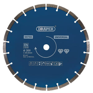 Draper Segmented Diamond Blade, 300mm DRA-99785