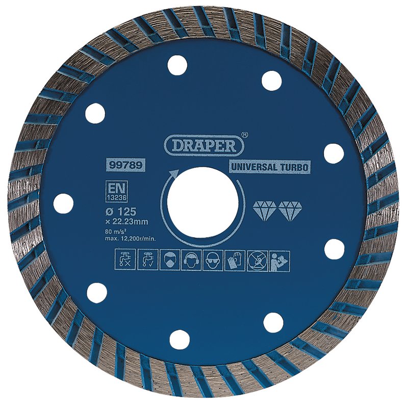 Draper Turbo Diamond Blade, 125mm DRA-99789