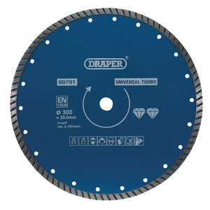 Draper Turbo Diamond Blade, 300mm DRA-99791