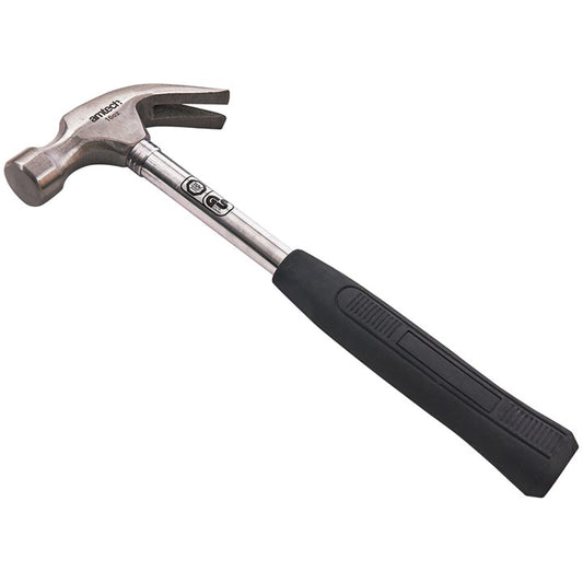 Amtech 16oz (450g) Polished GS claw hammer with steel shaft A0150
